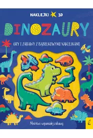 Wypuk�e naklejki. Dinozaury