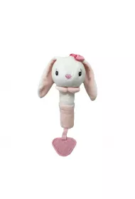 Zabawka z d�wi�kiem kr�liczek z kokardk� 17cm Tulilo