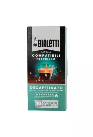 Bialetti Nespresso Decaf Kawa w kapsukach 10 x 8.5 g