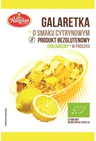 Amylon Galaretka z agarem o smaku cytrynowym bezglutenowa 40 g Bio
