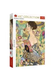 Puzzle 1000 Dama z wachlarzem TREFL