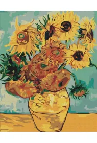 Brushme Malowanie po numerach - S�oneczniki Van Gogh 40x50cm