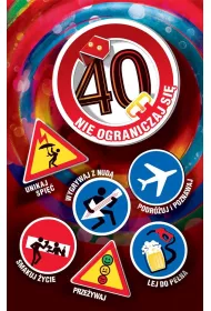 AbCard Kartka okoliczno�ciowa Urodziny 40 US02