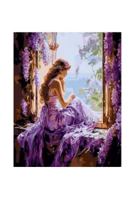 Koh-I-Noor Malowanie po numerach - Dziewczyna w oknie 40x50cm