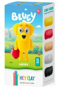 Hey Clay. Bluey. Figurki. Lucky z akcesoriami