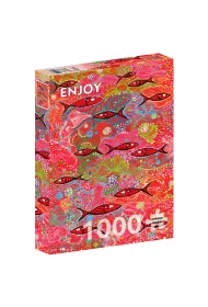 Puzzle 1000 G��boka czerwie� Enjoy