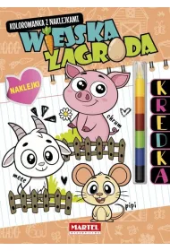 Modu�owa kredka. Wiejska zagroda z naklejkami