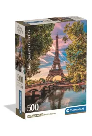 Puzzle 500 el. Along The Seine Clementoni