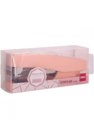 Deli Zszywacz do 25 kartek 24/6 & 26/6 Seria Macaron r�owy