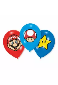 Amscan Balony lateksowe Super Mario 27,5 cm