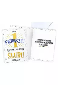 Kukartka Karnet Rocznica �lubu 1