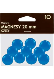 Magnesy Grand 20 mm niebieskie op. 10 sztuk
