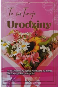 Yeku Karnet urodziny z wymiennymi cyframi JCX-233