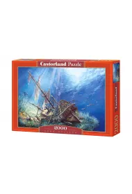 Puzzle 2000 el. Sunk Galleon Castorland