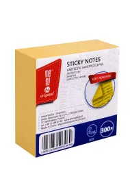 MemoBe Bloczek samoprzylepny ��ty 75x75mm 300 kartek