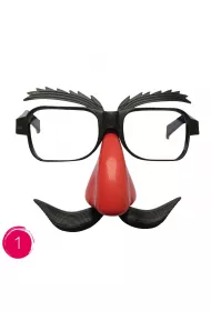 Okulary z nosem