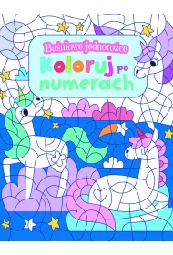 Ba�niowe jednoro�ce. Koloruj po numerach