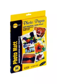 Kw Trade Papier fotograficzny matowy 4M190 A4 190 g YELLOW ONE 50 ark.