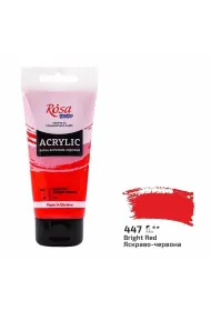 Rosa Farba akrylowa bright red 447 75ml