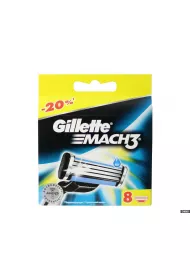 Gillette Mach3 wymienne ostrza do maszynki do golenia 8 szt.
