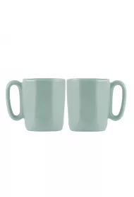 Vialli Design Kubki ceramiczne z uszkiem Fuori mitowe 29996 2 x 80 ml