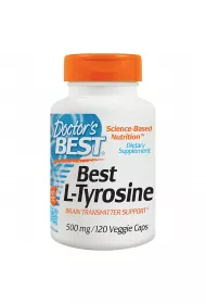 Doctors Best L-Tyrosine Suplement diety 120 kaps.