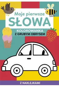 Moje pierwsze s�owa. Kolorowanka z grubym obrysem