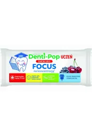 Starpharma Lizak kulka o smaku wi�nia - jagoda na koncentracj� bez cukru - mniam mniam (denti-pop) 6 g