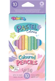 Patio Kredki o��wkowe okr�g�e Pastel 10 szt.