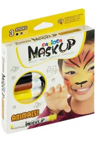 Carioca Kredki do twarzy Animals 3 kolory