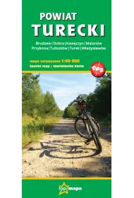 Powiat Turecki - mapa turystyczna 1:60 000