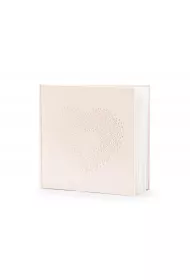 PartyDeco Ksi�ga Go�ci jasno r�owa 20,5x20,5cm 22 kartki