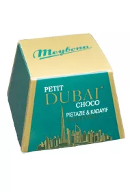 Meybona Czekolada dubajska mleczna z nadzieniem pistacjowym i ciastem kadayif 43 g