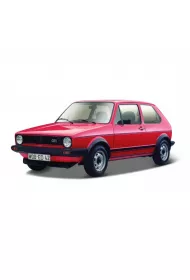 Bburago model volkswagen golf mk1 gti 1979 red 1:24