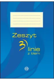 Harmonia Zeszyt z t�em trzy linie 16 kartek