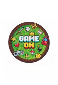 Godan Talerzyki papierowe Game On 18 cm 6 szt.