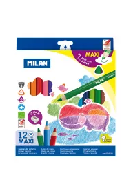 Milan Kredki Maxi tr�jk�tne 12 szt.