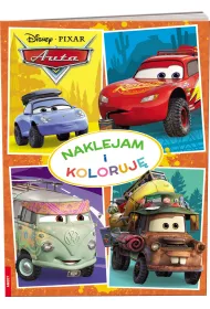 Auta. Naklejam i koloruj. Disney Pixar