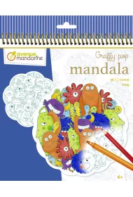 Kolorowanka Graffy Pop Mandala Pltanina potworw