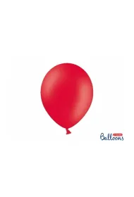 PartyDeco Balony Strong 30cm PastelPoppyRed A50 19989