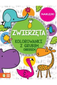 Zwierz�ta. Kolorowanki z grubym obrysem