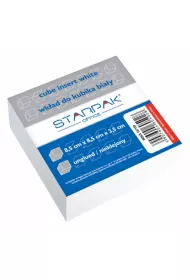 Starpak Wkad do kubika nieklejony 85 x 85 mm biay