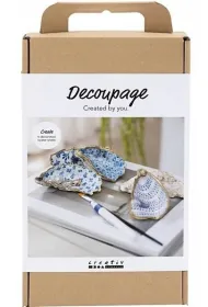 Zestaw do decoupage Muszle Ostryg Stepp