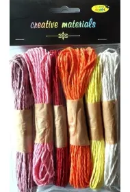 Galeria Hobby Sznurki papierowe 6 kolor�w