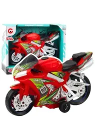 Motor wycigowy czerwony