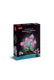 Puzzle 85 3D Kwiaty Orchidea 306-P872H Cubic Fun