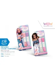 Lakier do paznokci WOW Generation kolorowy i brokatowy mix (uszkodzone opakowanie) KIDS EUROSWAN