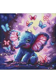 Ideyka Diamentowa mozaika -Beztroski s�onik Kids 30x30cm
