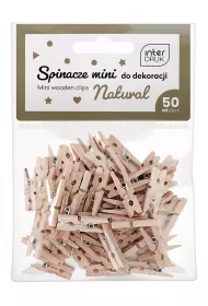 Interdruk Naturalne spinacze do dekoracji mini