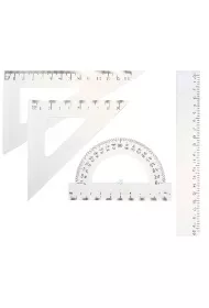 Grand Zestaw geometryczny transparent 4 elementy